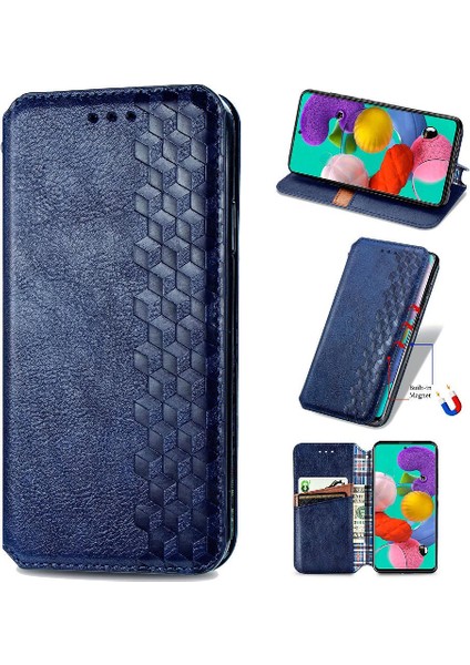 Samsung Galaxy A71 5g Zarif Iş Kapak Çevirin Cüzdan Kılıf (Yurt Dışından)