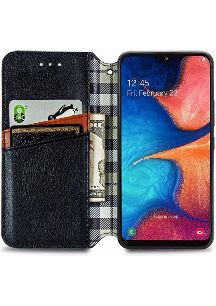 Samsung Galaxy A20E Cüzdan Fonksiyonu Kapak Kapak Kılıf Için Kılıf (Yurt Dışından)