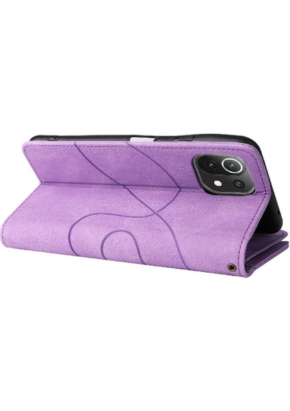Xiaomi 11 Lite Fermuar Cüzdan Tarzı Iki Renkli Dikiş Kickstand (Yurt Dışından) indirimleri