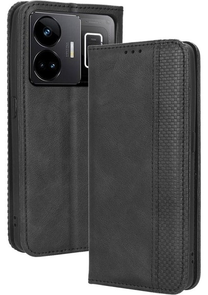 Realme Gt Neo 5 Cüzdan Pu Deri Manyetik Kapatma Için Kılıf (Yurt Dışından)