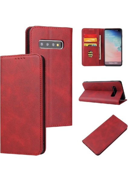 Samsung Galaxy S10 Artı Deri Folio Flip Case Kart Ekleme (Yurt Dışından) indirimleri
