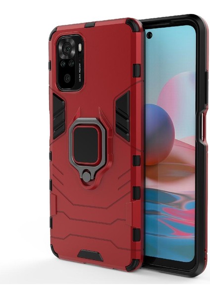 Xiaomi Redmi Not 10 4g Darbeye Kapak Için Kickstand Askeri Damla (Yurt Dışından)