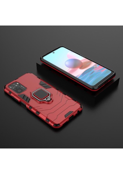 Xiaomi Redmi Not 10 4g Darbeye Kapak Için Kickstand Askeri Damla (Yurt Dışından) modelleri