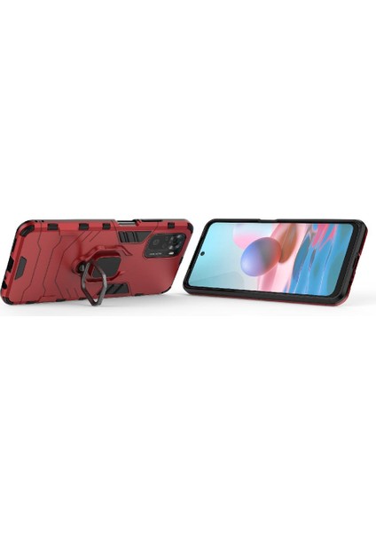 Xiaomi Redmi Not 10 4g Darbeye Kapak Için Kickstand Askeri Damla (Yurt Dışından) fırsatları