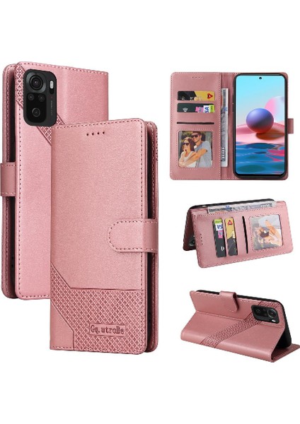 Xiaomi Redmi Not 10 Için Flip Case 4g Darbeye Kickstand Premium Üç (Yurt Dışından)