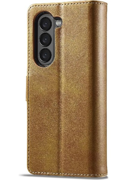 Samsung Galaxy Z Için Kılıf Tutucu Kart Yuvaları ile 5 5g Kat Cüzdan Buzağı (Yurt Dışından) fırsatları