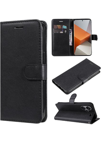 Xiaomi Redmi Not 13 Pro Için Flip Case Artı Yüksek Kaliteli Deri Klasik (Yurt Dışından)