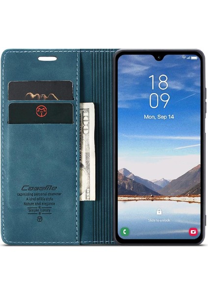 Samsung Galaxy A05S Için Flip Case Manyetik Kapatma Darbeye Vintage Pu (Yurt Dışından) modelleri