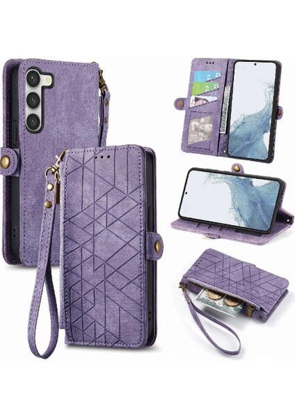 Samsung Galaxy S23 Artı Flip Kapak Cüzdan Basit Iş Için Flip Case (Yurt Dışından)