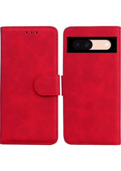 Google Piksel 8A Için Flip Case Standı Tutucu Premium Pu Deri Kart Yuvası (Yurt Dışından)