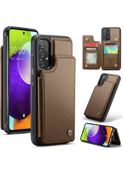 Mellow Mall Samsung Galaxy Için Caseme Cüzdan Kılıf A52S 5g Pu Deri Ince Darbeye (Yurt Dışından)