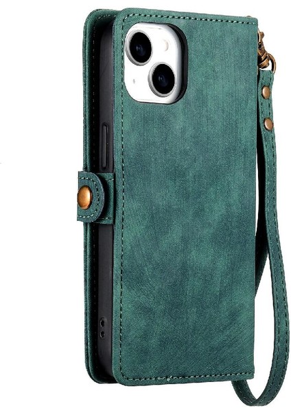 IPhone 14 Için Flip Case Cüzdan Kılıf Basit Iş Flip Kapak (Yurt Dışından) fırsatları