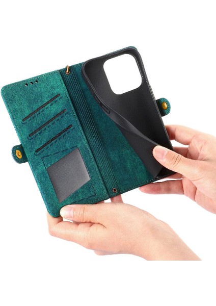 IPhone 14 Için Flip Case Cüzdan Kılıf Basit Iş Flip Kapak (Yurt Dışından) indirimleri