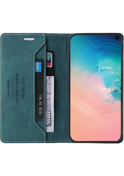 Samsung Galaxy S10 Artı Iki Kart Yuvaları Kickstand Premium Deri (Yurt Dışından)