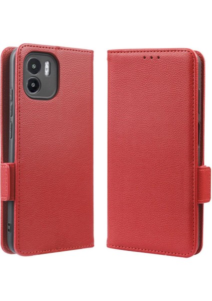 Xiaomi Redmi A1 Kart Yuvaları Tutucu Pu Deri Cüzdan Manyetik Yan (Yurt Dışından)