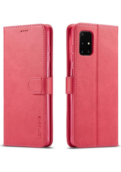 Samsung Galaxy A71 5g Kart Yuvaları Cüzdan Buzağı Doku Yatay (Yurt Dışından)