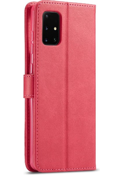 Samsung Galaxy A71 5g Kart Yuvaları Cüzdan Buzağı Doku Yatay (Yurt Dışından)