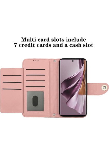 Oppo Oppo 10 Pro 5g Için Kılıf Cüzdan Kapak Kart Tutucu Bilek Şeridi Şık (Yurt Dışından) modelleri