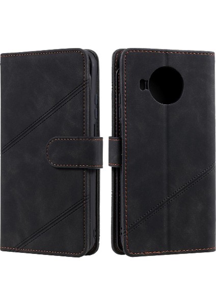 Xiaomi 10T Lite Için Kılıf Bileklik Kart Tutucu Kickstand Manyetik Cüzdan (Yurt Dışından)