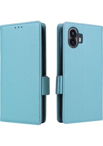 Nothing Kılıf Telefon 2 Pu Deri Yan Toka Kart Yuvaları Tutucu Manyetik (Yurt Dışından)