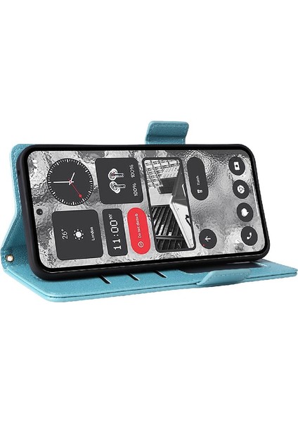 Nothing Kılıf Telefon 2 Pu Deri Yan Toka Kart Yuvaları Tutucu Manyetik (Yurt Dışından) modelleri