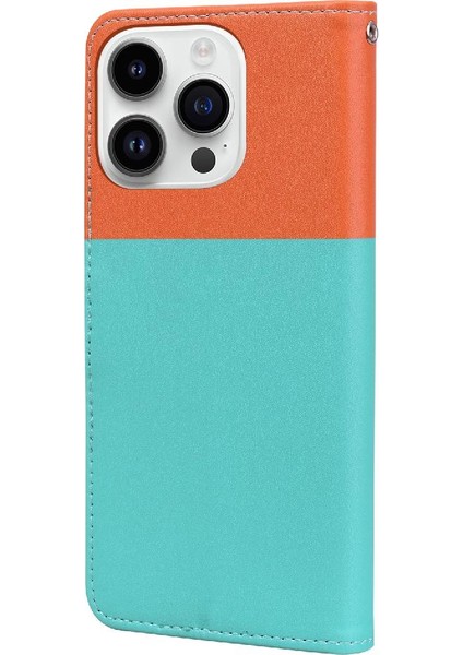 Iphone 14 Için Kılıf Pro / Pro Max Basit Iş Deri Kılıf Cüzdan Flip (Yurt Dışından)