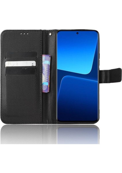 Xiaomi 13 Pro Kart Tutucu Kapak Manyetik Cüzdan Kickstand (Yurt Dışından)