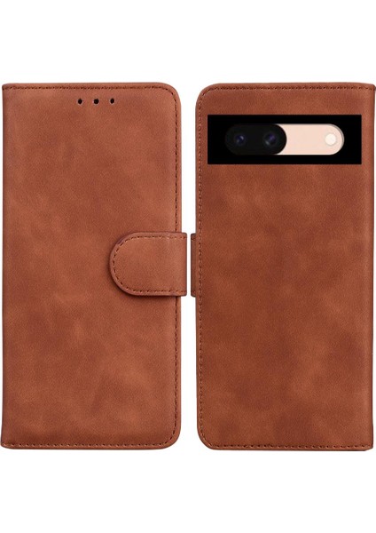 Google Piksel 8A Için Flip Case Standı Tutucu Premium Pu Deri Kart Yuvası (Yurt Dışından)