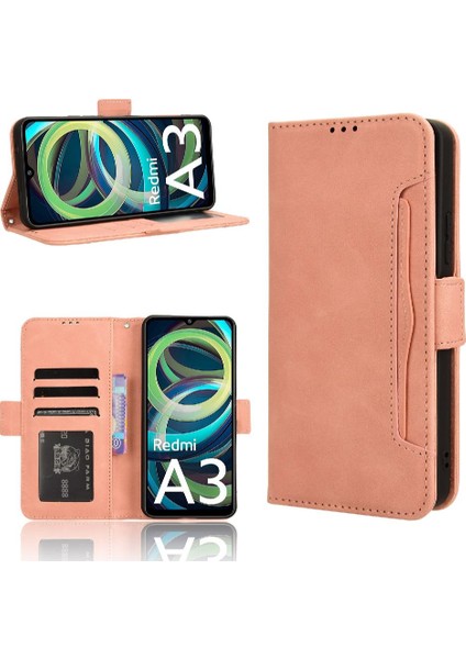 Xiaomi Redmi A3 Manyetik Kapatma Deri Cüzdan Kapak Için Kılıf Ayarlanabilir (Yurt Dışından) fırsatları