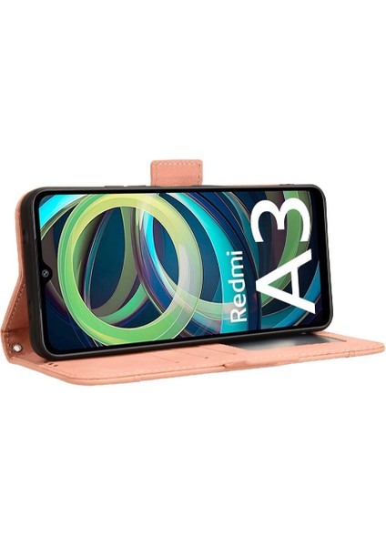 Xiaomi Redmi A3 Manyetik Kapatma Deri Cüzdan Kapak Için Kılıf Ayarlanabilir (Yurt Dışından) indirimleri