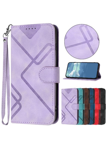 Kart Yuvası Standı ile Samsung Galaxy S24 Pu Deri Flip Cüzdan (Yurt Dışından)