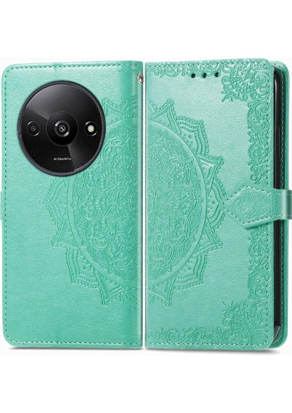 Xiaomi Redmi A3 Flip Kapak Darbeye Zarif Desen Basit (Yurt Dışından)
