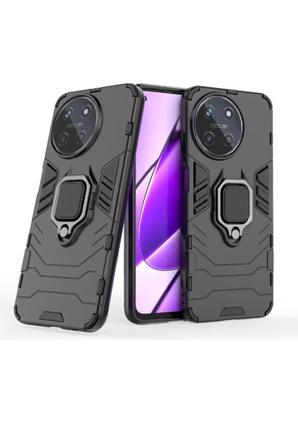 Realme 11 4g Darbeye Dayanıklı Kapak Için Kılıf Kickstand 360 &deg; Dönen Halka Damla (Yurt Dışından)