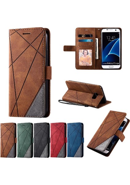 Samsung Galaxy S7 Kenar Cüzdan Flip Folio Darbeye Kart Tutucu (Yurt Dışından) modelleri
