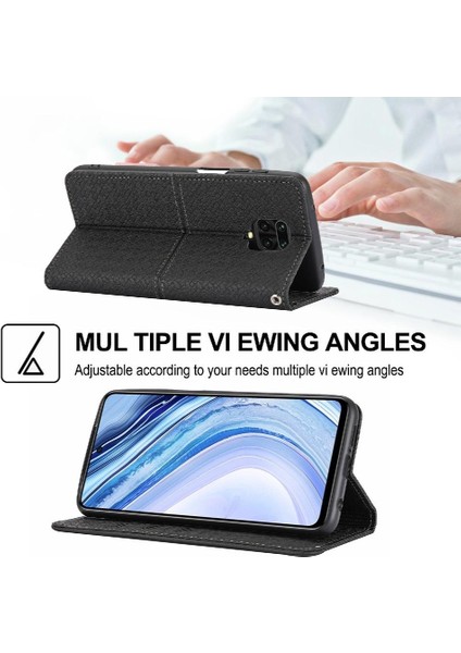 Xiaomi Redmi Için Not 9 Pro Max Kredi Kartı Tutucu Flip Folio Kitap Pu (Yurt Dışından)