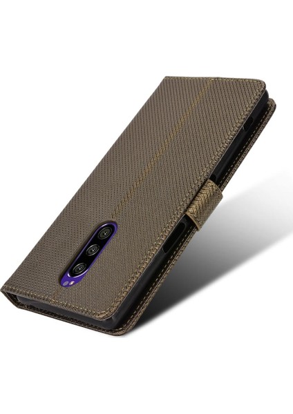 Mellow Mall Sony Xperia 1 Kickstand Kapak Kart Tutucu Manyetik Cüzdan Için Kılıf (Yurt Dışından)