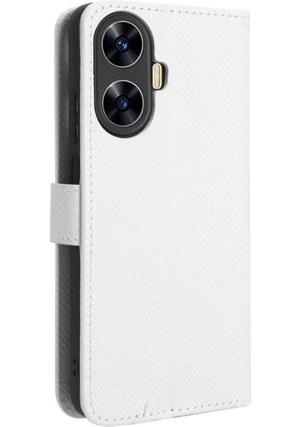 Realme C55 4g Kickstand Manyetik Cüzdan Kart Tutucu Kapak Için Kılıf (Yurt Dışından)