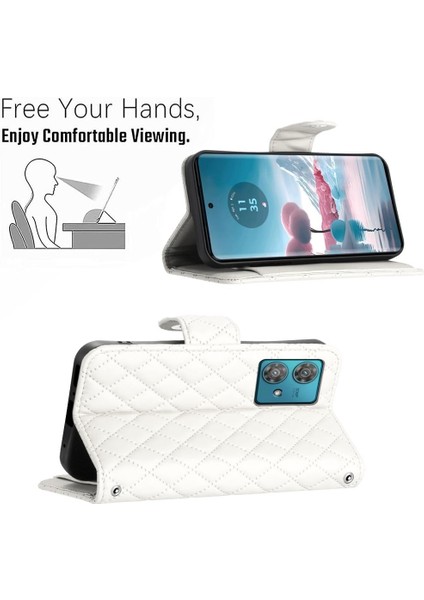 Motorola Kenar 40 Neo Kart Tutucu Cüzdan Kapak Bilek Şeridi Şık (Yurt Dışından) indirimleri