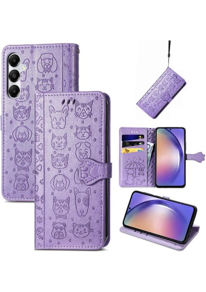 Samsung Galaxy Case 5g Kapak Kapak Darbeye Karikatür Hayvanlar Için Kılıf (Yurt Dışından)