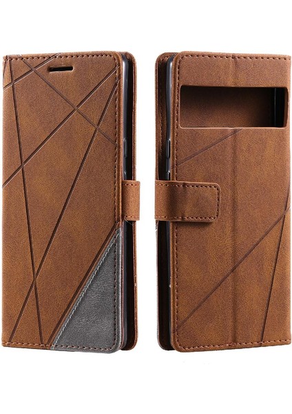 Google Piksel 7 Pro Kart Tutucu Için Kılıf Kickstand Cüzdan Flip Folio Pu (Yurt Dışından)