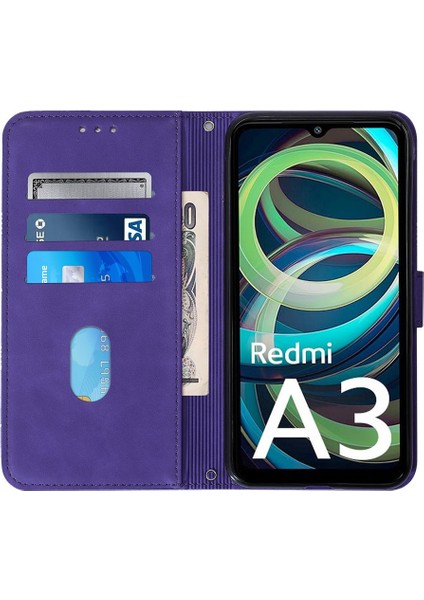 Xiaomi Redmi A3 Flip Folio Kitap Koruyucu Kredi Kartı Tutucu Pu (Yurt Dışından) modelleri