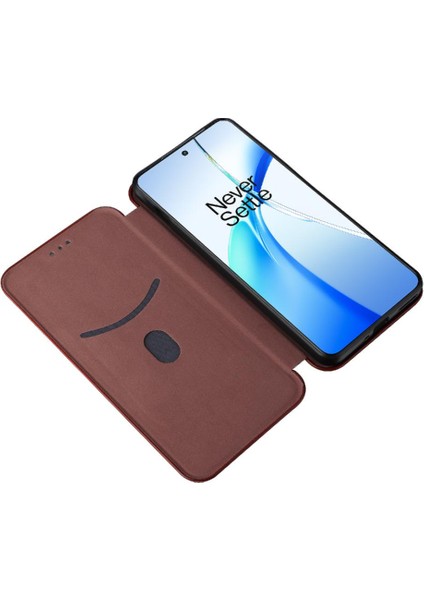 Oneplus Nord Ce4 5g Deri Için Kılıf Folio Flip Case Kart Ekleme ile (Yurt Dışından)