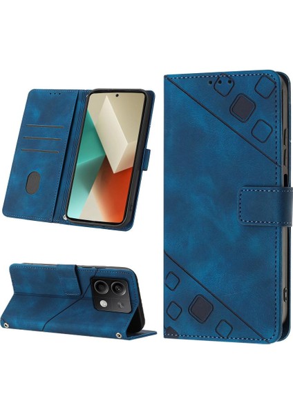 Xiaomi Redmi Not 13 Için Kılıf 5g Cüzdan Kapak Çevirin Kart Tutucu Manyetik (Yurt Dışından)