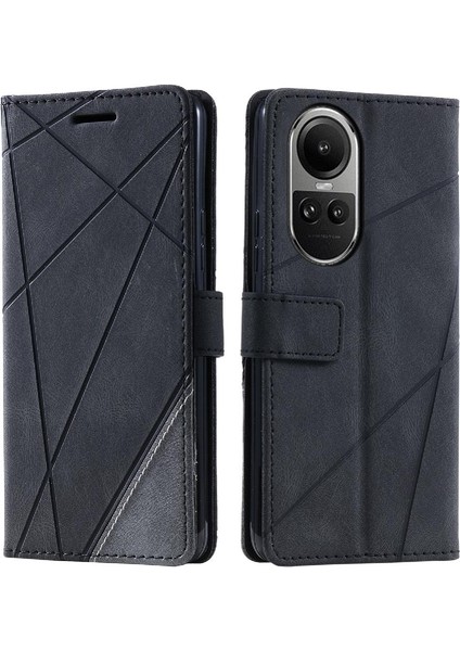 Oppo Oppo 10 Pro Artı Pu Deri Cüzdan Flip Için Kılıf Folio Manyetik Kart (Yurt Dışından)