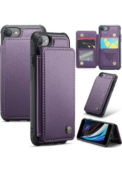 IPhone 6/6s Kart Tutucu Kickstand Ince Darbeye Dayanıklı (Yurt Dışından)