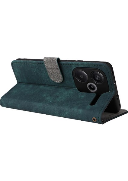 Xiaomi Redmi Not Için Kılıf 13 Pro Artı Pu Deri Flip Folio Cüzdan Kart (Yurt Dışından)