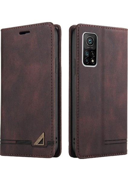 Xiaomi Redmi Için Kılıf K30S Premium Deri Iki Kart Yuvaları Kickstand (Yurt Dışından) modelleri