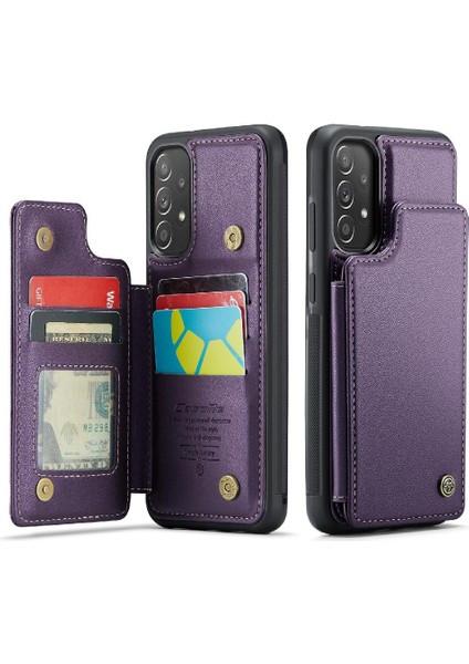 Samsung Galaxy Için Caseme Cüzdan Kılıf A52S 5g Pu Deri Ince Darbeye (Yurt Dışından)