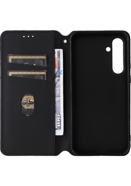 Samsung Galaxy A35 5g Kart Yuvaları Tutucu Manyetik Kapatma Pu 3D (Yurt Dışından) modelleri
