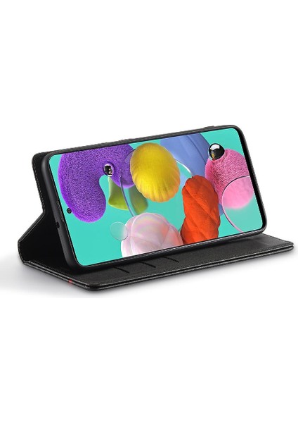 Samsung Galaxy A51 4g Için Kılıf Tam Koruma Kartı Ekleme Deri (Yurt Dışından)